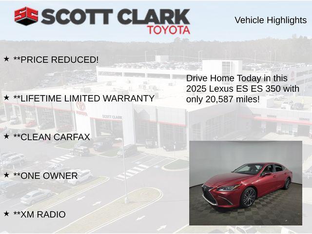 used 2025 Lexus ES 350 car, priced at $41,672