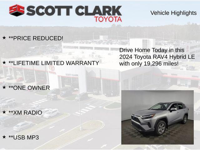used 2024 Toyota RAV4 Hybrid car, priced at $32,275