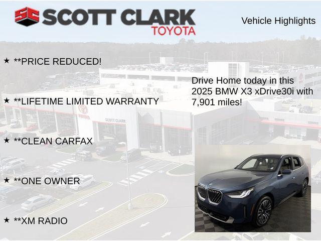 used 2025 BMW X3 car, priced at $45,865