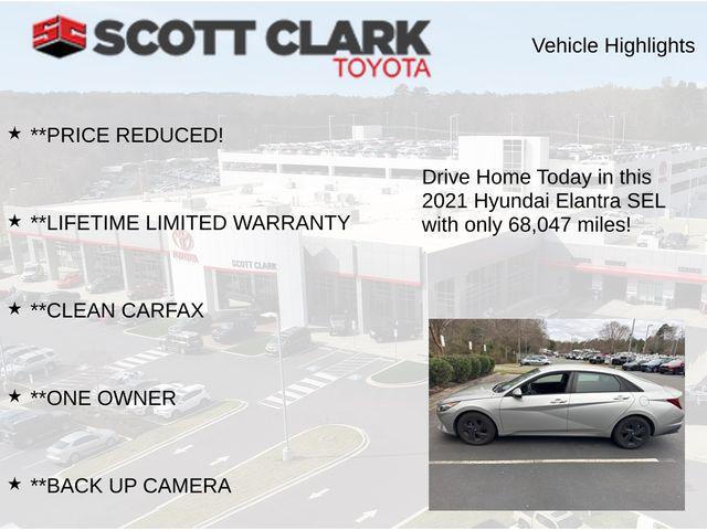 used 2021 Hyundai Elantra car, priced at $15,921