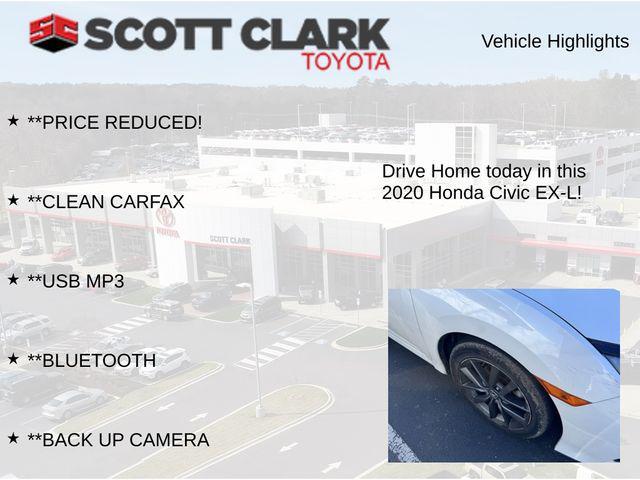 used 2020 Honda Civic car, priced at $17,539