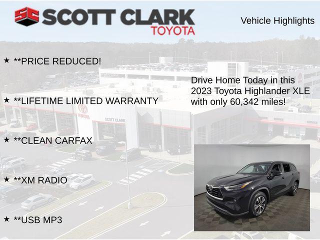 used 2023 Toyota Highlander car, priced at $36,548