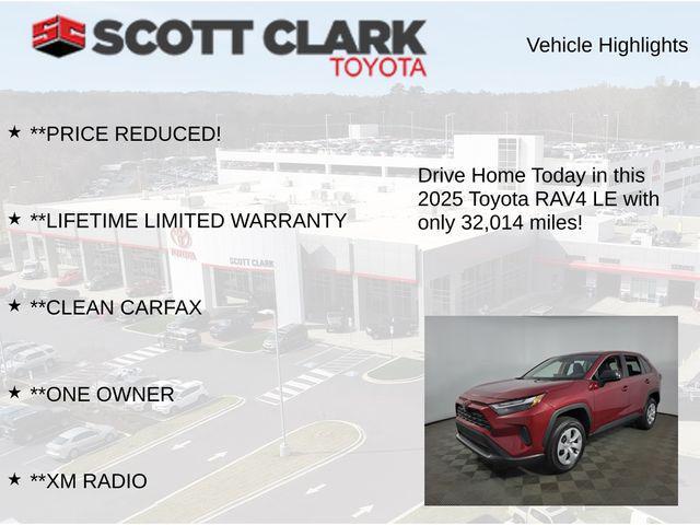 used 2025 Toyota RAV4 car, priced at $31,307
