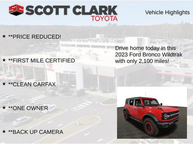 used 2023 Ford Bronco car, priced at $49,466