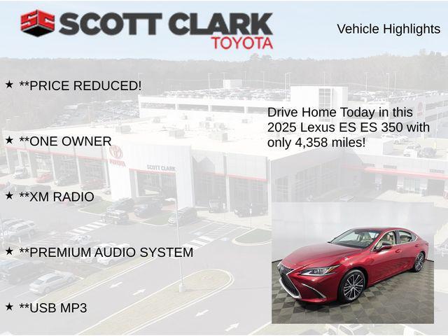 used 2025 Lexus ES 350 car, priced at $45,913