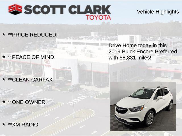 used 2019 Buick Encore car, priced at $14,027
