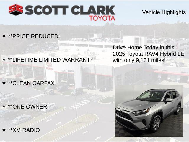 used 2025 Toyota RAV4 Hybrid car, priced at $34,450