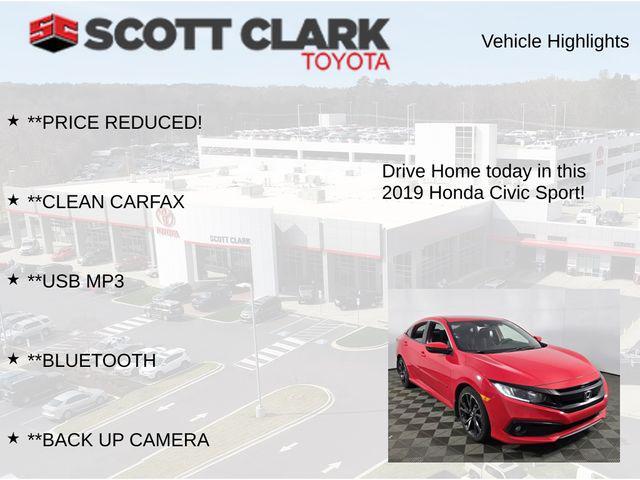used 2019 Honda Civic car, priced at $15,222