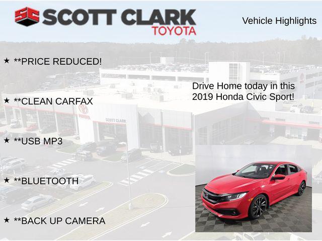 used 2019 Honda Civic car, priced at $14,929
