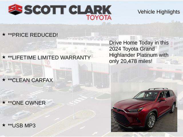 used 2024 Toyota Grand Highlander car, priced at $50,002