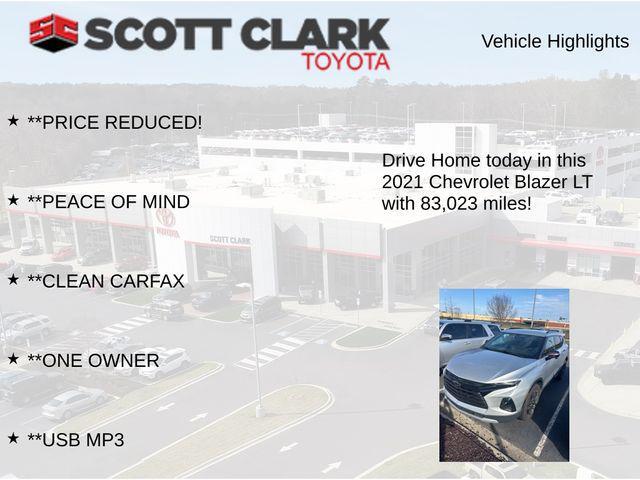 used 2021 Chevrolet Blazer car, priced at $19,328