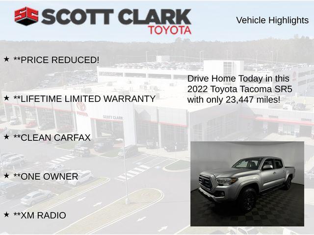 used 2022 Toyota Tacoma car, priced at $39,800