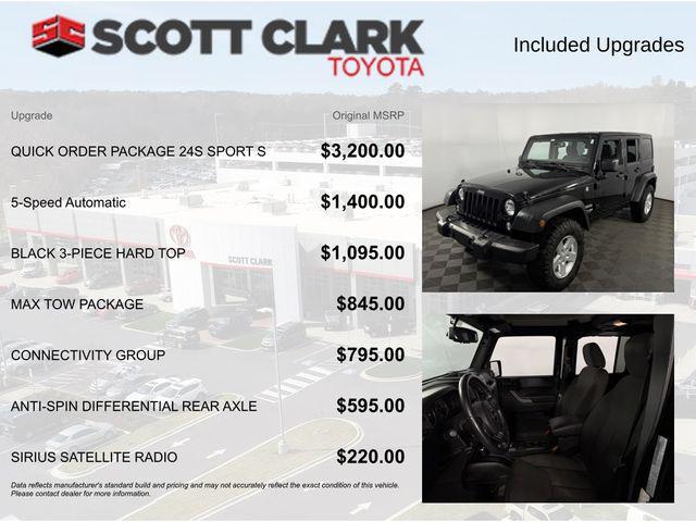 used 2018 Jeep Wrangler JK Unlimited car, priced at $19,392