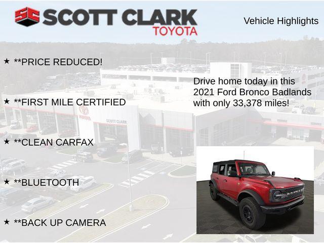 used 2021 Ford Bronco car, priced at $36,157
