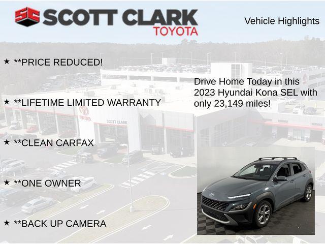used 2023 Hyundai Kona car, priced at $19,204