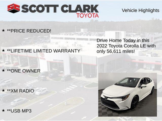 used 2022 Toyota Corolla car, priced at $19,467