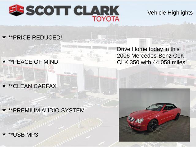 used 2006 Mercedes-Benz CLK-Class car, priced at $8,989