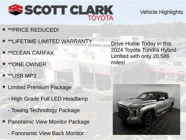 used 2024 Toyota Tundra Hybrid car, priced at $52,709