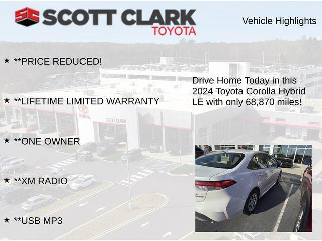 used 2024 Toyota Corolla Hybrid car, priced at $19,825