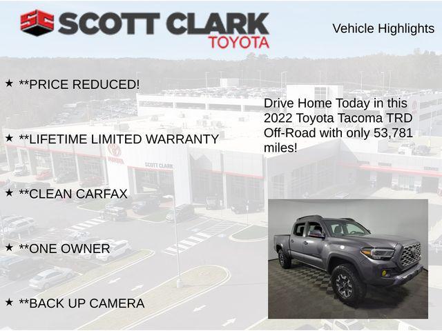 used 2022 Toyota Tacoma car, priced at $35,996