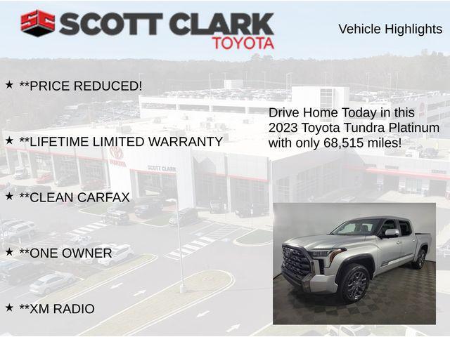 used 2023 Toyota Tundra car, priced at $48,752