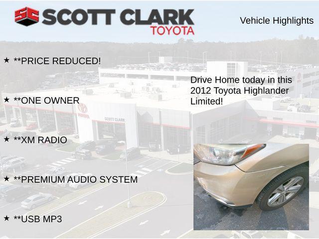 used 2012 Toyota Highlander car, priced at $13,783