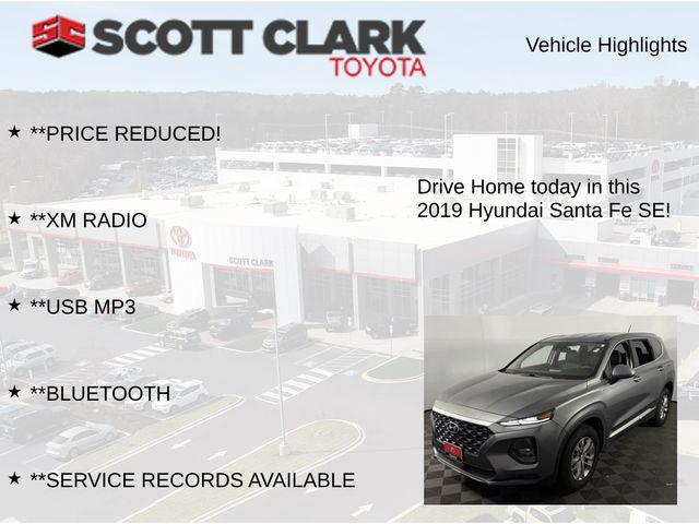 used 2019 Hyundai Santa Fe car, priced at $11,940