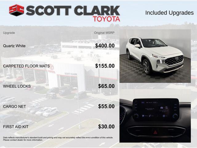 used 2021 Hyundai Santa Fe car, priced at $18,280