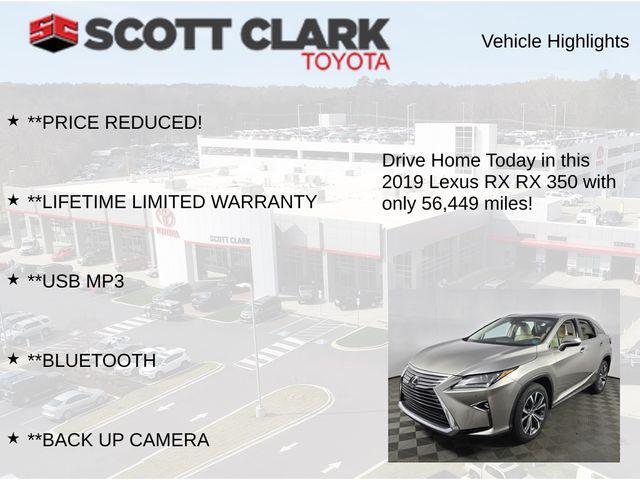 used 2019 Lexus RX 350 car, priced at $29,943