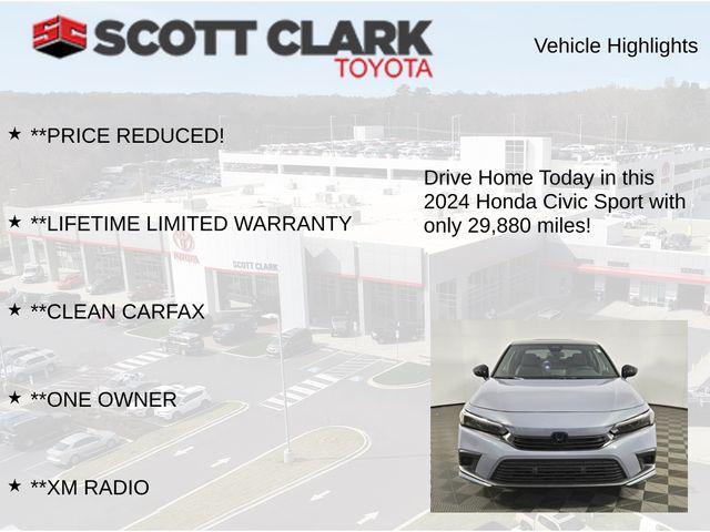used 2024 Honda Civic car, priced at $24,843