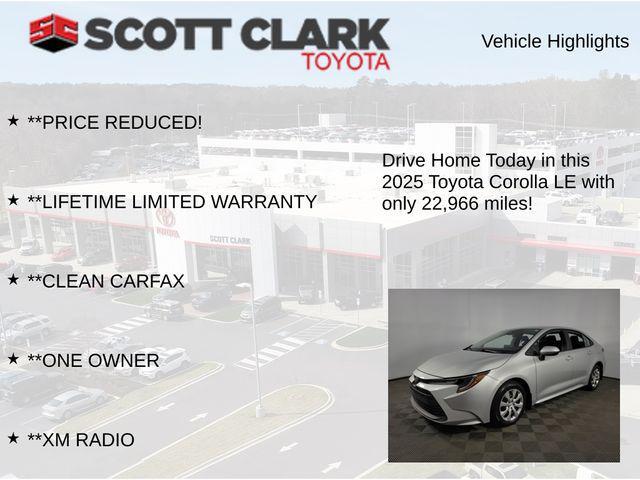 used 2025 Toyota Corolla car, priced at $22,422