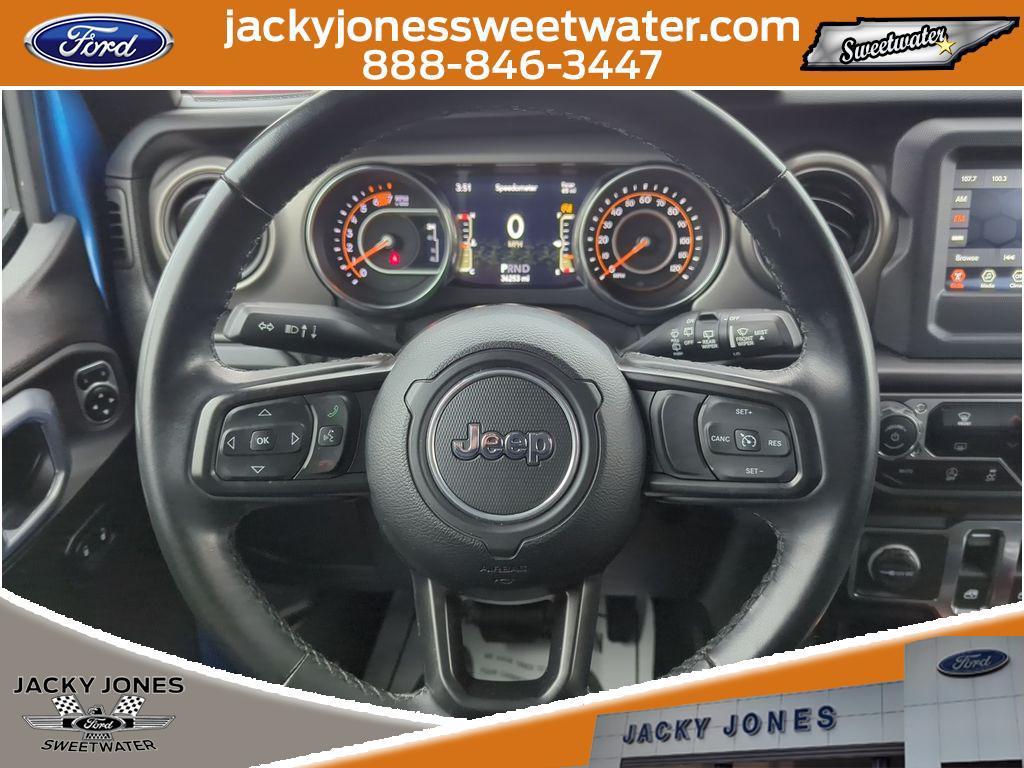 used 2021 Jeep Wrangler car, priced at $30,870