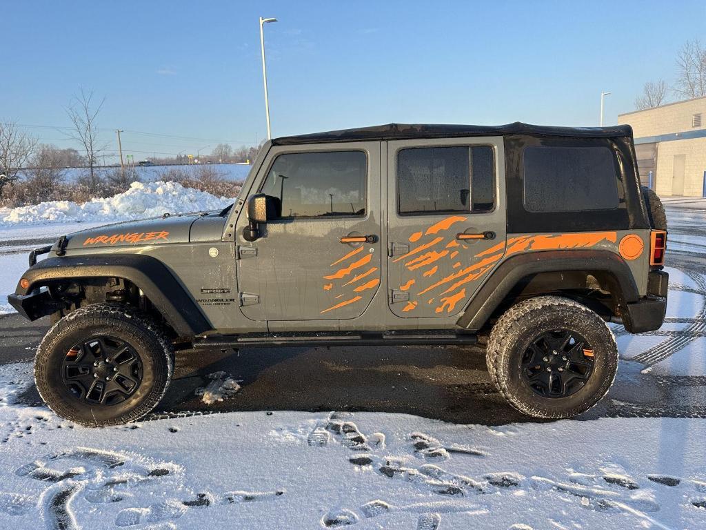 used 2015 Jeep Wrangler Unlimited car, priced at $12,989