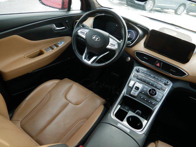 used 2021 Hyundai Santa Fe car, priced at $24,998