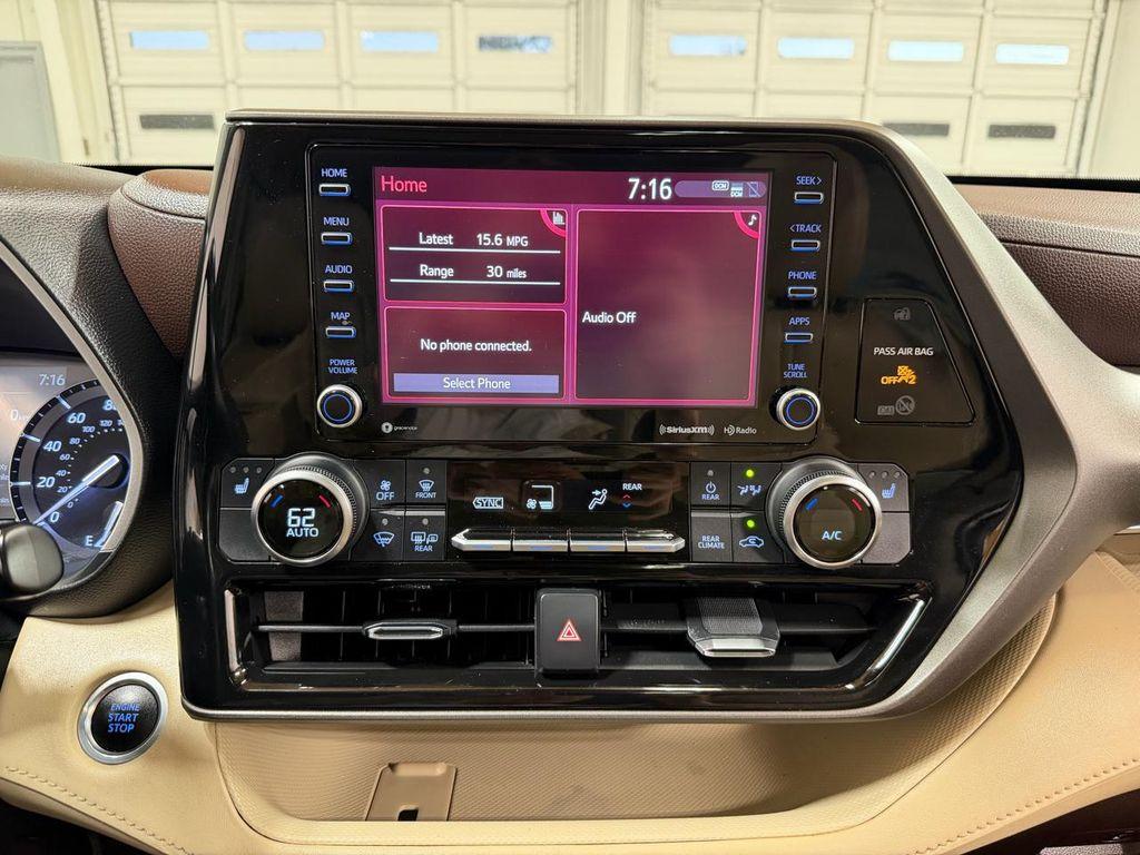 used 2021 Toyota Highlander car, priced at $27,000