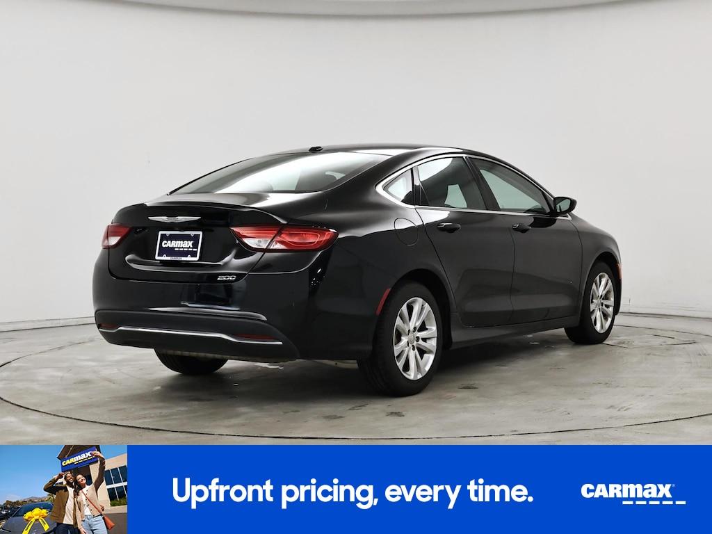 used 2015 Chrysler 200 car, priced at $13,998