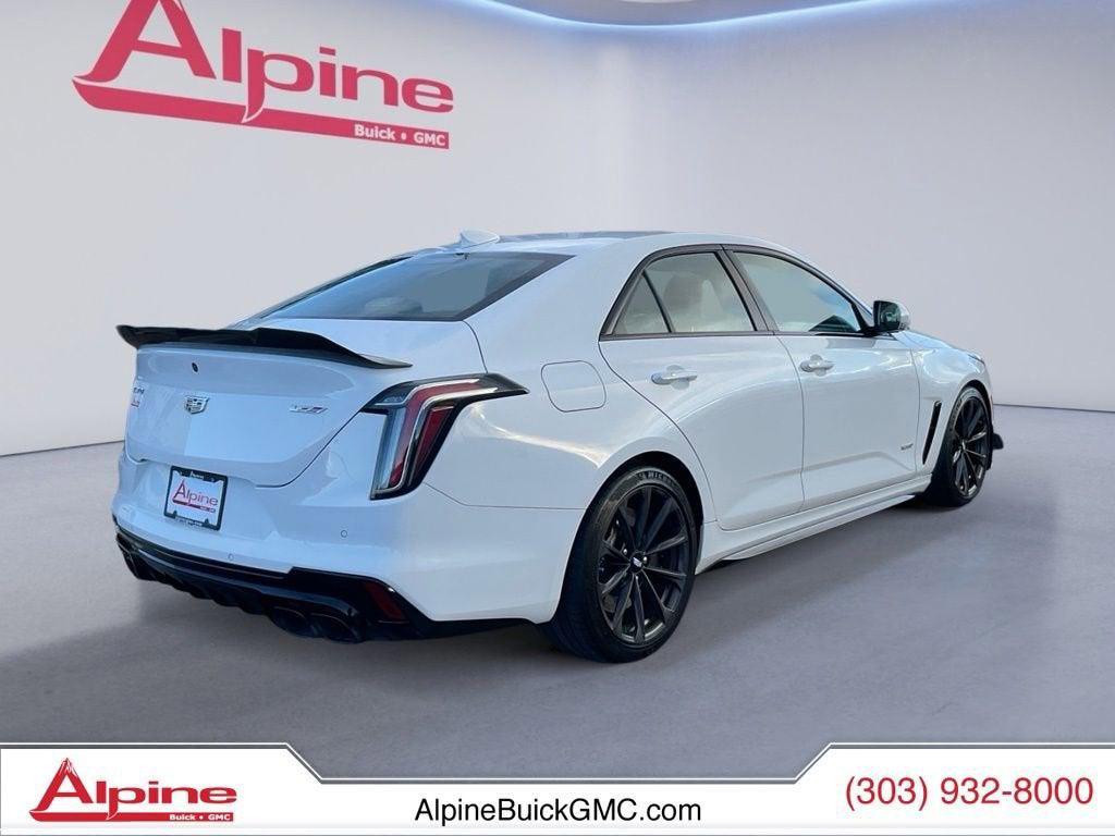 used 2022 Cadillac CT4-V car, priced at $54,403