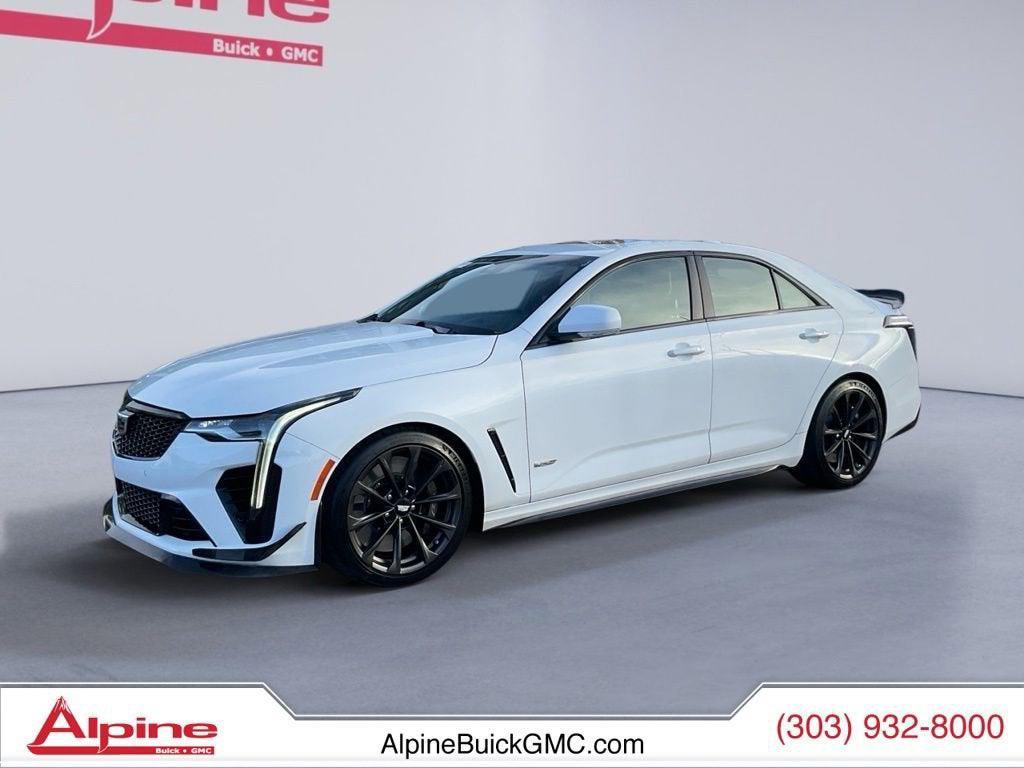 used 2022 Cadillac CT4-V car, priced at $54,403