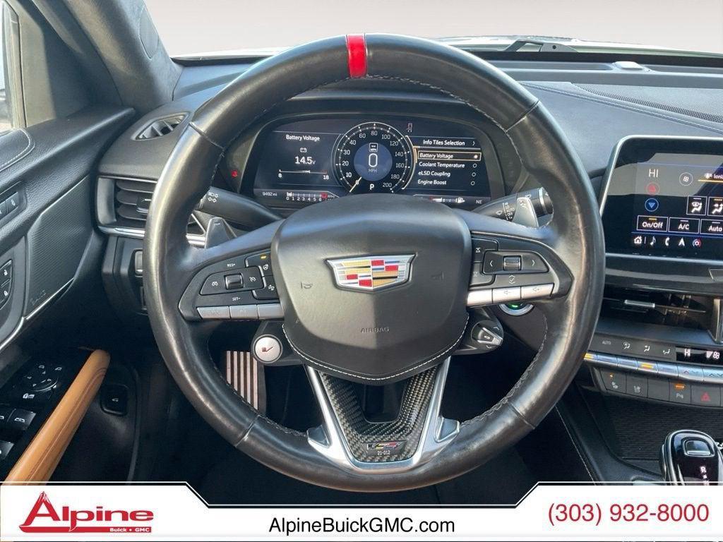 used 2022 Cadillac CT4-V car, priced at $54,403