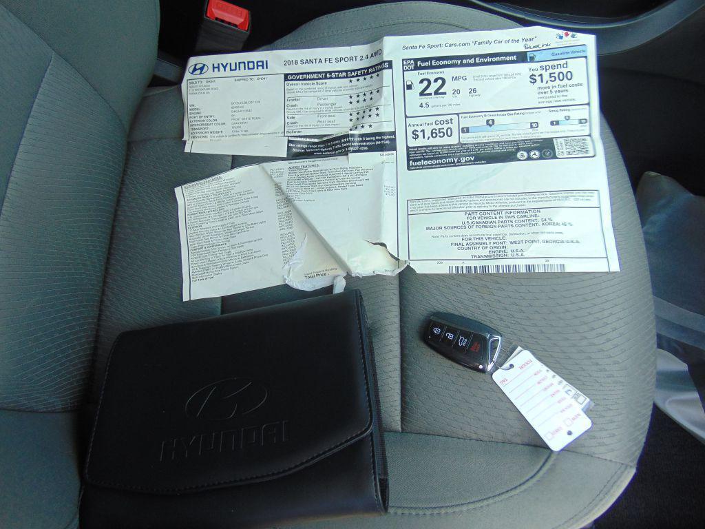 used 2018 Hyundai Santa Fe Sport car, priced at $11,988