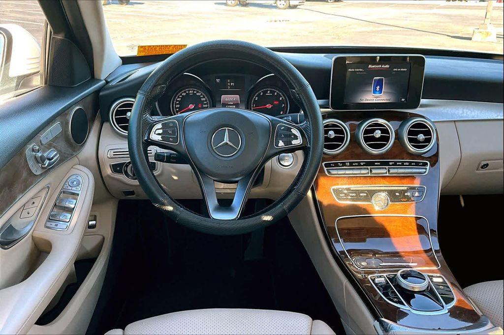 used 2017 Mercedes-Benz C-Class car, priced at $12,998