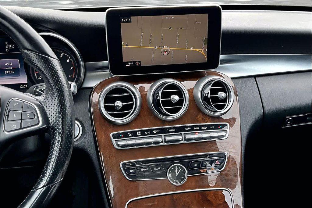 used 2015 Mercedes-Benz C-Class car, priced at $12,998