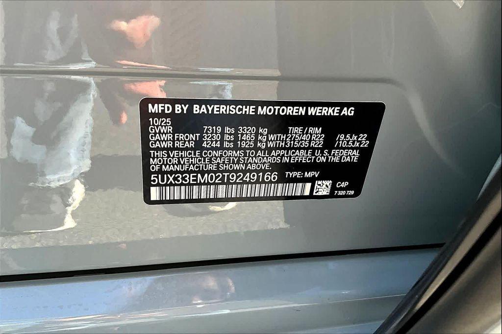 new 2026 BMW X7 car, priced at $131,445