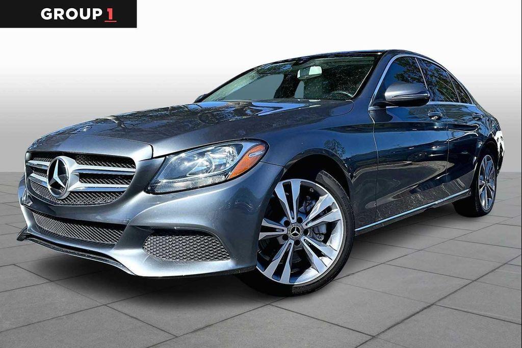 used 2018 Mercedes-Benz C-Class car, priced at $17,900