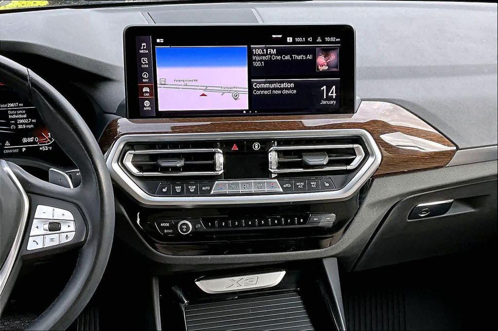 used 2023 BMW X3 car, priced at $37,200