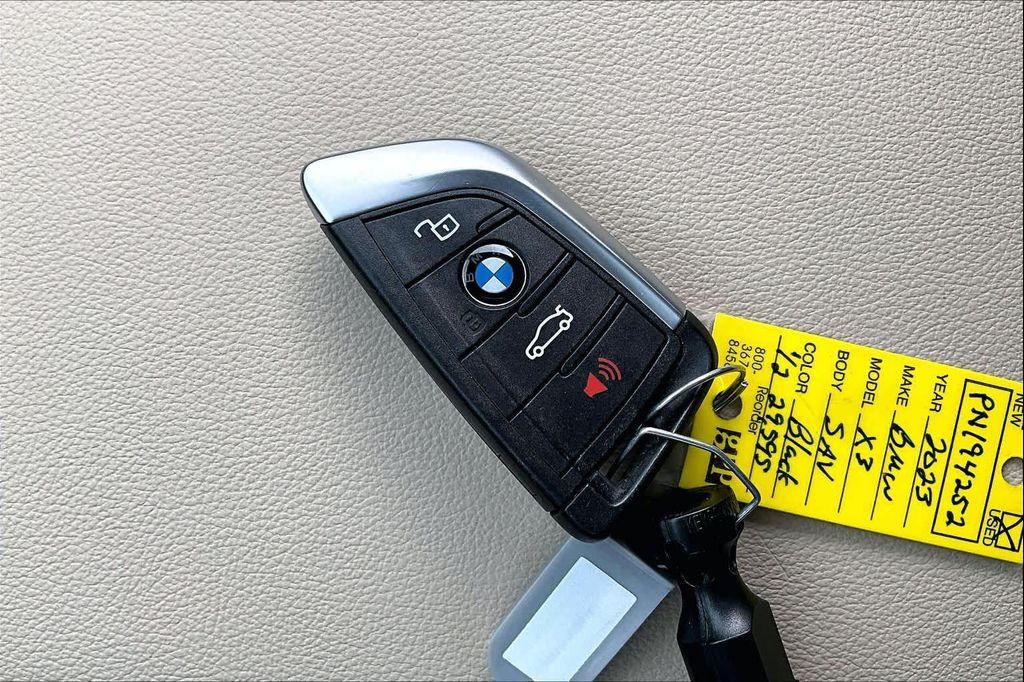 used 2023 BMW X3 car, priced at $37,200