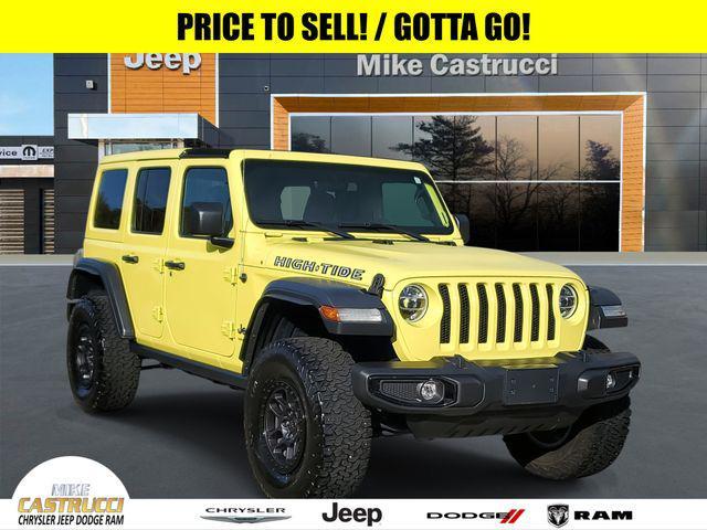 used 2022 Jeep Wrangler Unlimited car, priced at $34,073