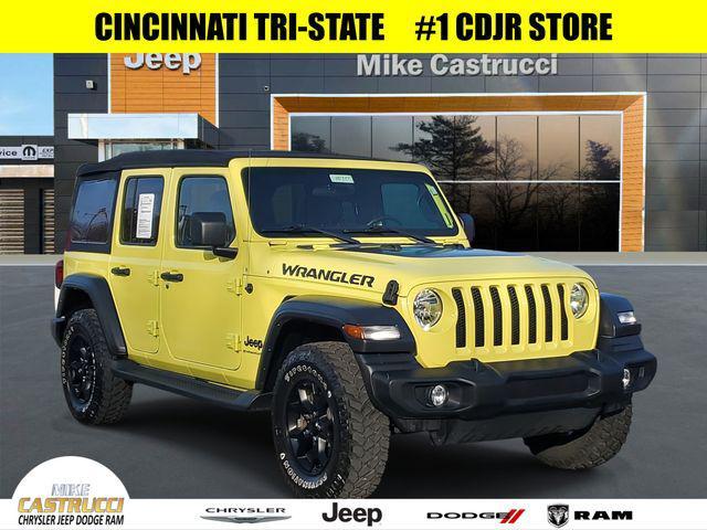 used 2023 Jeep Wrangler car, priced at $31,110
