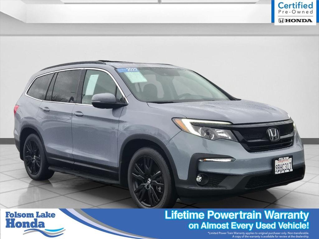 used 2022 Honda Pilot car, priced at $33,571