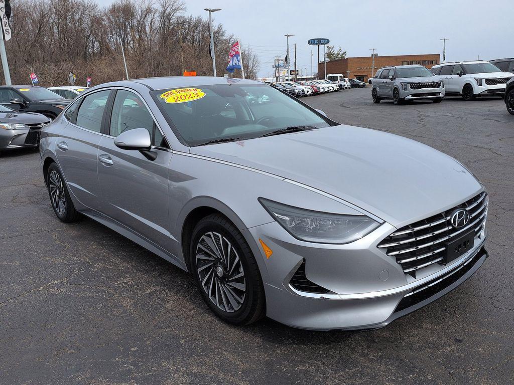 used 2023 Hyundai Sonata Hybrid car, priced at $26,995